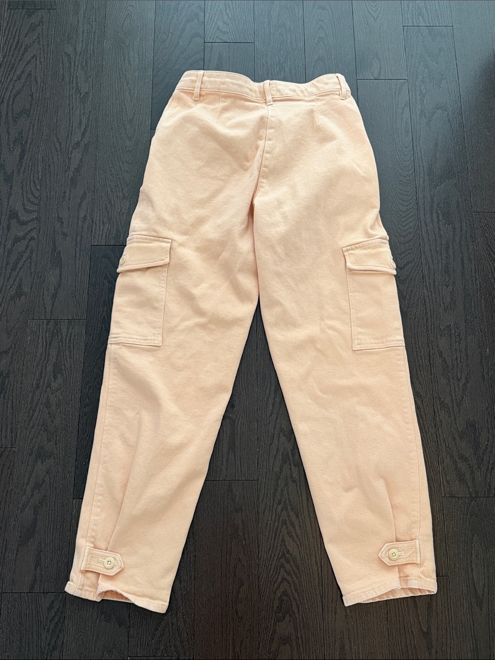 Wilfred Free tangerine denim cargo pants size 8 - Picture 5 of 5